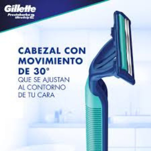 Rastrillo Desechable Gillette Prestobarba2 Ultragrip Pack2