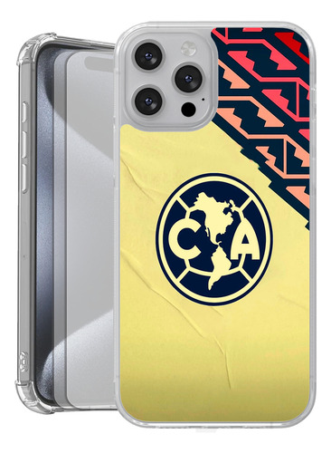 Funda + 2 Micas Acrigel Para Iphone (todos) Cluub Ameriica Cluub Ameriica Iphone 12 Mini