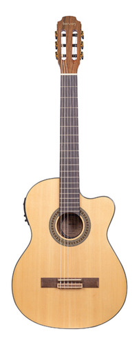 Violão Nylon Elétrico Benson Tampo Spruce Natural Gcf100ce