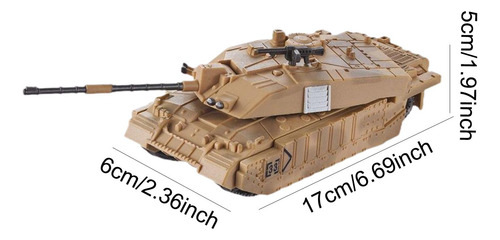 Kit De Modelo De Tanque A Escala 1/72, Juguete De Estilo E