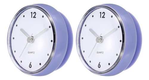 Patikil Reloj De Baño Impermeable, Paquete De 2 Relojes De 