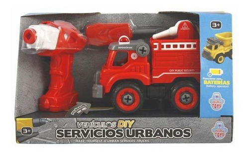 Vehiculos Diy Bomberos C/son Lm8032-dz-1