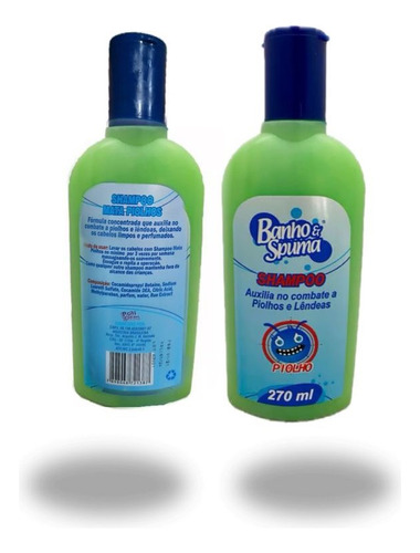 Kit Shampoo E Loção Mata Piolho Na Primeira Aplicação !