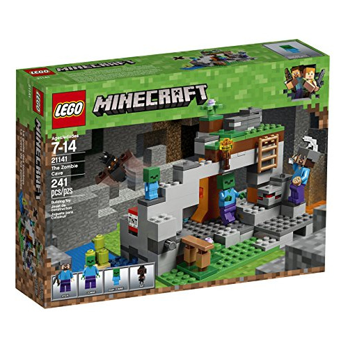 Kit De Construcción Lego Minecraft La Cueva De Los Zombis 21