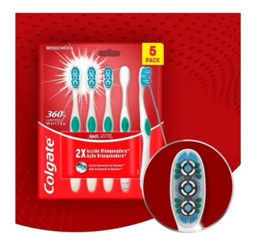 Cepillo Colgate Luminous White - Unidad A $6940