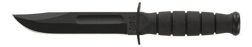 Ka-bar Cuchillo Corto Con Bordes Rectos, Con Vaina De Piel, 