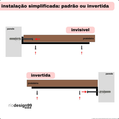 20cm - Mão Francesa Cantoneira Preta Reforçada - Rio Design99 - Ferro Aço Suporte Para Prateleira Resistente Industrial Prateleira Madeira Bancada Estante Triangular S47