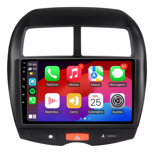 Multimidia 9p Asx 10/21 Carplay Android Auto Mp5 + Ré