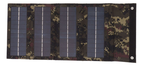 Bolsa Dobrável De Painel Solar 40w, Carregamento De 4 Dobras