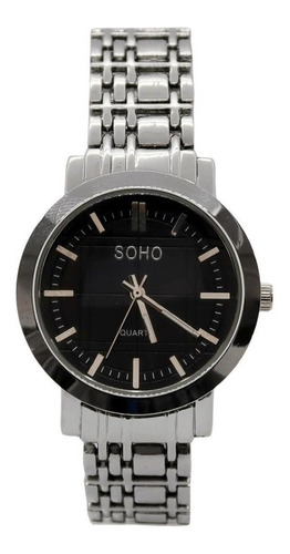 Reloj Pulsera Dama Analógico Malla Metal Soho Ch407