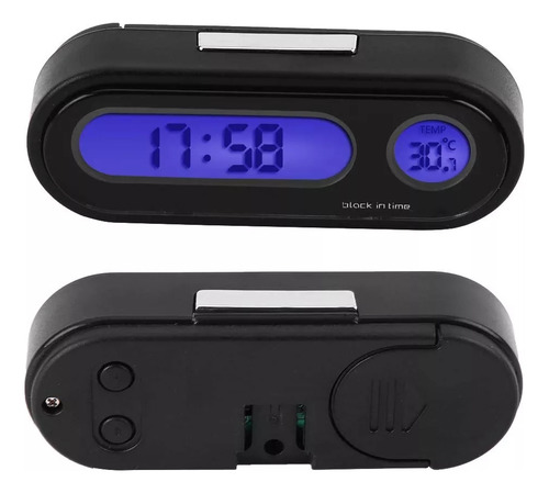 Mini Reloj Electrónico Luminoso Para Salpicadero De Coche, 2
