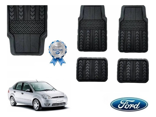 Tapetes Rd Uso Rudo 4pz Ford Fiesta 2004 Negro