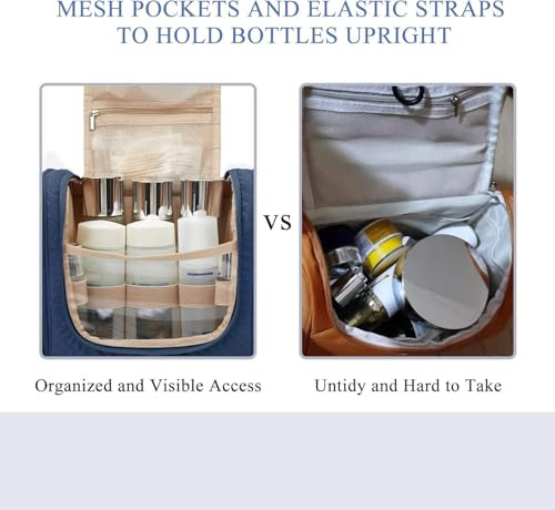 Neceser Organizador De Viaje Impermeable Con Gancho