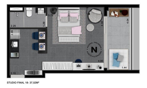 Imagem 23 de 25 de Studio Residencial Para Venda, Consolação, São Paulo - St6827. - St6827-inc