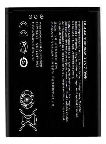 Kit Flex Battria Para Nokia Lumia 535/ 530/ 830/ Rm984/ Rm10