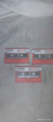 3 Cassettes Vírgenes Nuevos Y Sellados