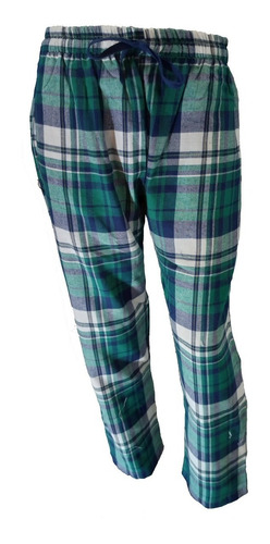 Imagen 6 de 7 de Pijama De Niño Invierno Moda Pantalón Escoces