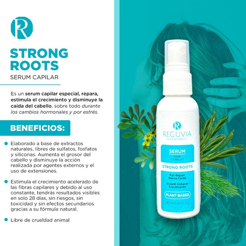 Tratamiento Anti Caída Cabello Shampoo +serum Tópico Reguvia