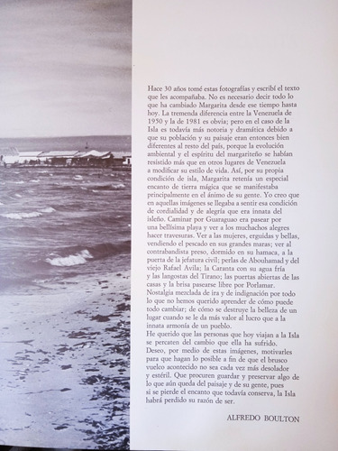 La Margarita (libro Fotografías 2da Edición) Alfredo Boulton (Usado)