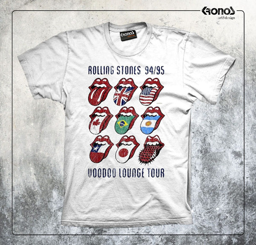 Remera Rolling Stones Voodoo Lounge Tour 94/95