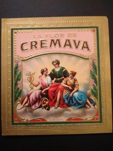 Antigua Publicidad La Flor De Cremava Cigarros Habanos