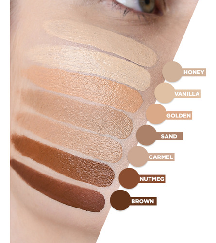 Base Tinta Luminosa Rostro Dolce Bella 30ml Todos Los Tonos