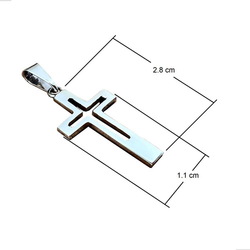 Dije Cruz De Plata 925 Agálea Hombre Mujer