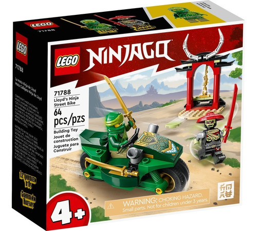 Lego Ninjago  Moto Callejera Ninja De Lloyd 71788