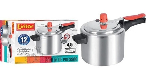 Panela De Pressão Eirilar Polida 4,5l