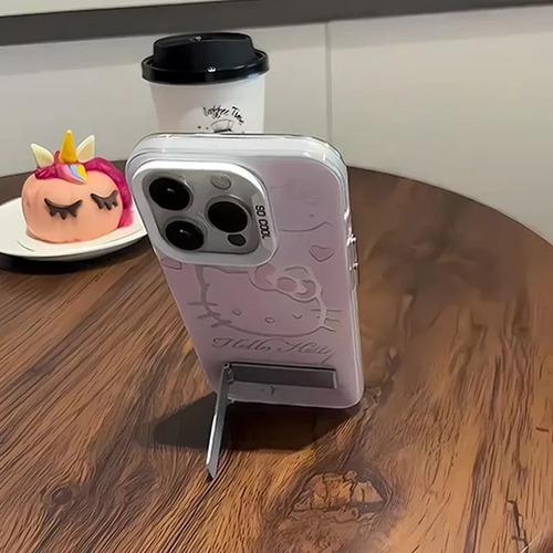 Funda De Teléfono Hello Kitty Heavy Duty Para iPhone 16, 15,