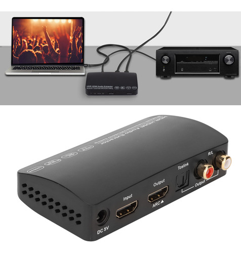 Extractor De Audio Bluetooth 4k 60hz Hdr Synchronous Arc