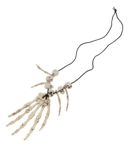 Cráneos Horribles Mano Collar Accesorios De Disfraces De