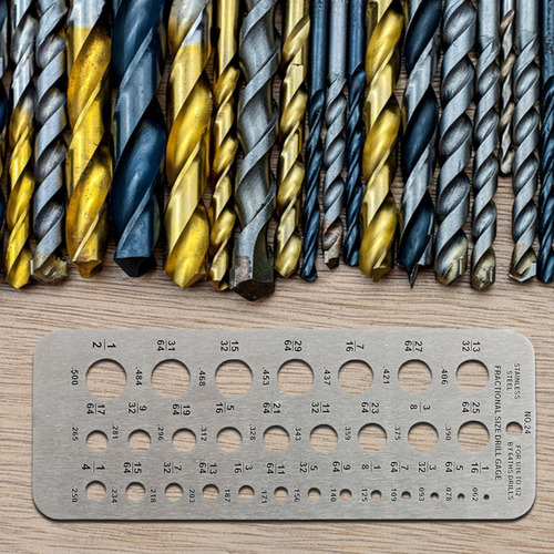 Tamaño De Las Brocas Medida 1/16-1/2 Calibre De Brocas