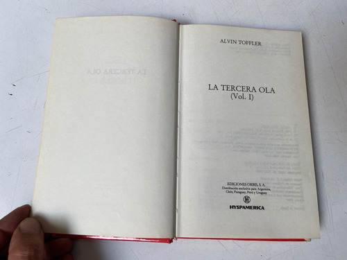 La Tercera Ola Volumen 1 - Alvin Toffler (Usado)
