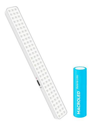 Luz Emergencia 90 Leds + Bateria Litio 3.7v 2200ma Repuesto