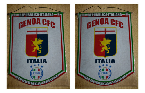 Banderin Grande 40cm Genoa Cfc Italia