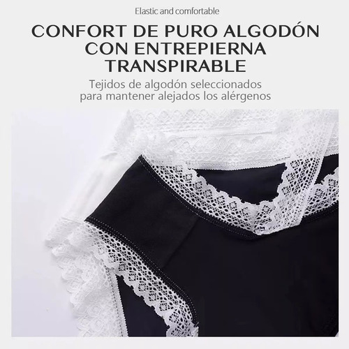 Pack 3 Bragas De Algodón De Seda Hielo Para Mujer, Calzones