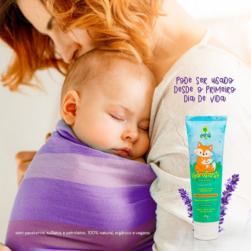 Imagem 5 de 10 de Hidratante Natural Relaxante P/ Bebê Verdi Natural ® Vegano