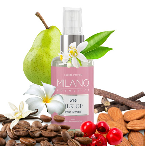 Milano Mini Perfume De Mujer 60ml-516 Blk Op