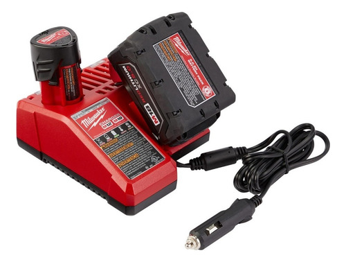 Cargador Milwaukee 12v Dual M12 M18 Vehículos Auto 4859-1810