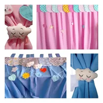 Comprar Cortinas Infantiles Faldón Y Agarraderas Cortinas De Cuento