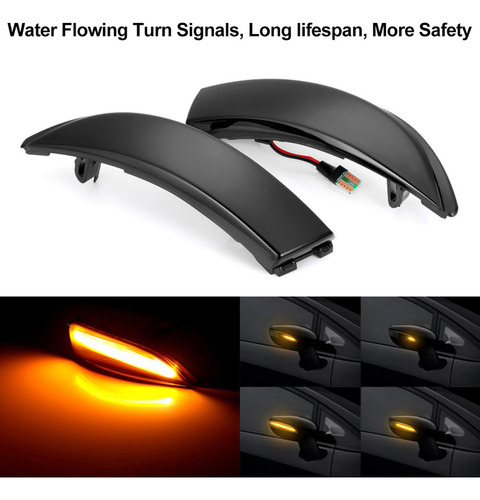 Espejo Retrovisor Led Con Luz Intermitente Dinámica, 2 Pieza