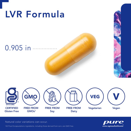 Suplemento De Encapsulamentos Puros Lvr Formula 60 Cápsulas