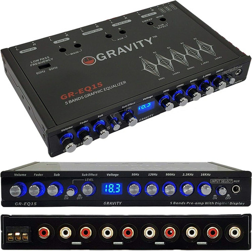 Ecualizador De Audio Para Automovil Gravity Eq15 