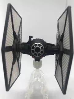 Tie Fighter Imperial Star Wars White Con Base Unico Guerra G