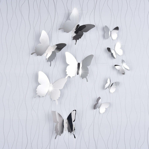 Vinilo Decorativo Pared [755g3839] Mariposas 3d