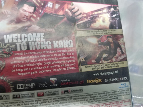 Sleeping Dogs Ps3 Fisico (Usado)