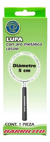 Lupa Escolar Con Aro Metálico 5cm Diámetro