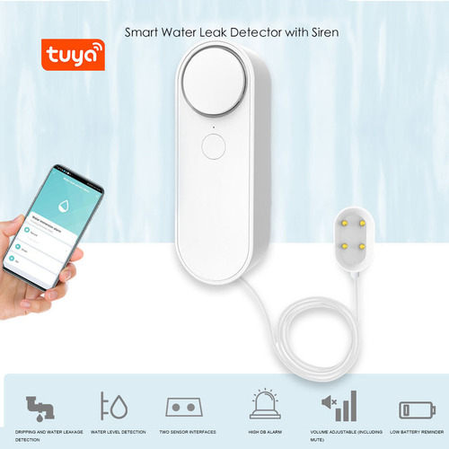 Sensor De Fugas De Agua, Wifi, Nivel De Fuga, Detector De Al