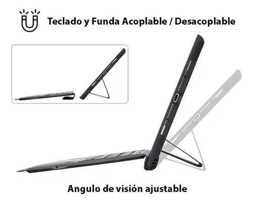 Funda Con Teclado Y Touchpad Para iPad 8 Y 9 Air 3 Español